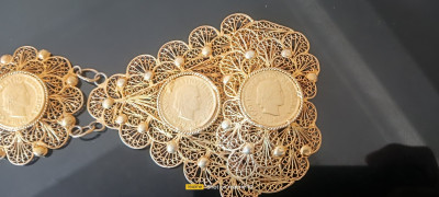 necklaces-pendants-سلسلة-فضة-مشلولة-بذهب-bordj-el-bahri-alger-algeria