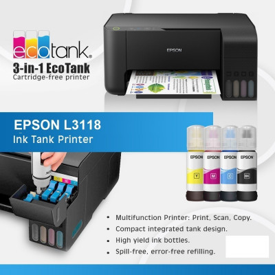 EPSON L1455 Ecotank ITS ALGERIE - Imprimante A3 Multifonction