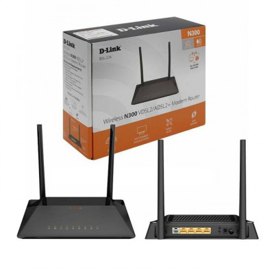 Modem D-Link Routeur sans-fil WiFi D-Link DSL-224 Wireless N300 Vdsl2/Adsl2 300Mbps
