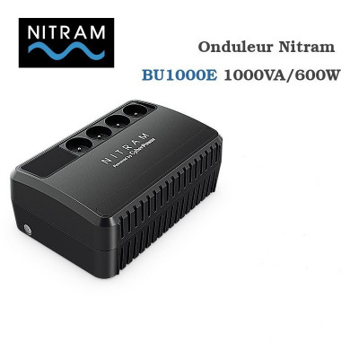 Onduleur Nitram BU1000E-FR 1000VA/600W 