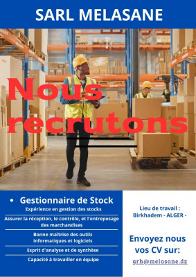 industrie-production-gestionnaire-de-stock-birkhadem-alger-algerie