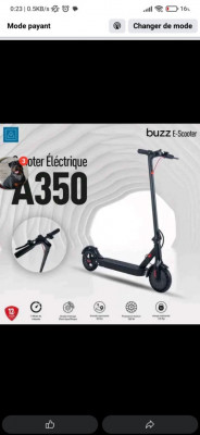 Trottinette électrique enfant Revoe Kids BUZZ avec accessoires