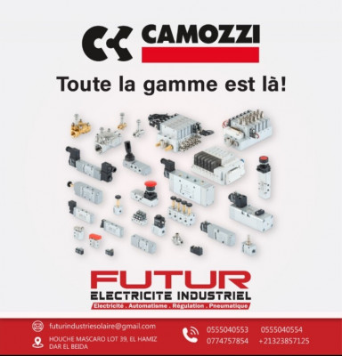 materiel-electrique-pneumatique-industrielleverin-tuyau-et-raccord-distributeur-filtre-regulateur-camozzi-dar-el-beida-alger-algerie