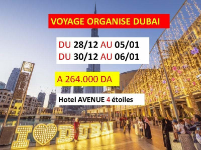 DUBAI Voyage Organisé fin d'année/vacances d'hiver  