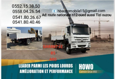 شاحنة-howo-camion-grue-2024-تيزي-وزو-الجزائر