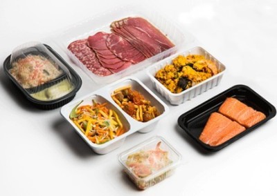  ligne de production des barquettes en polystyrène pour fruits, légumes, viande et fastfood.