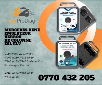 Emulateurs Verrou de colonne ESL ELV Mercedes Benz  