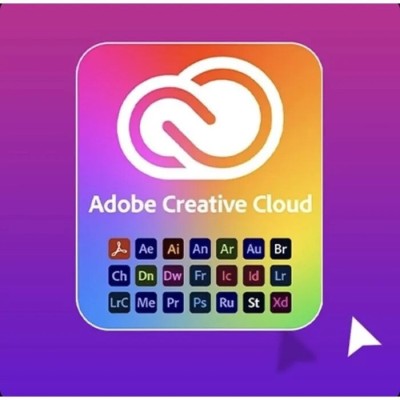 Adobe Creative Cloud abonnement 12 mois 1 To de stockage 2 appareils  PC/Mac