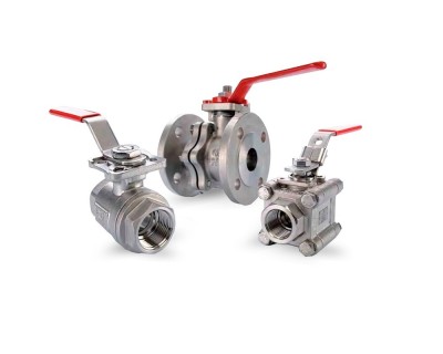 VANNE A BOISSEAU SPHERIQUE INOX | 2 pièces - 3 pièces | PN10 à PN63