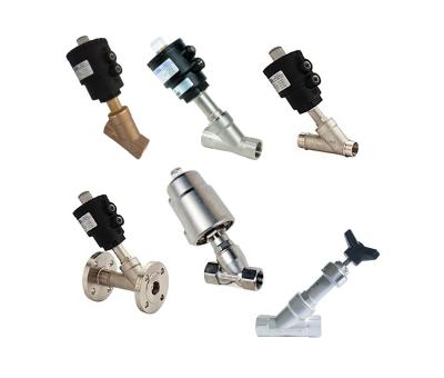 VANNE PNEUMATIQUE INOX | TOUT INOX | INOX A SOUDER | INOX A BRIDES | INOX TARAUDE