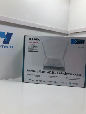 Modem D Link Dsl 2750U Wireless N 300 ADSL+ Modem Router