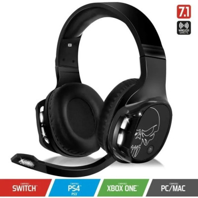 CASQUE SPIRIT OF GAMER SANS FIL XPERT-H1100 Microphone - PC - PS4 - PS5-XBOX ONE - SWITCH