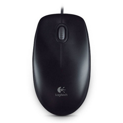 SOURIS FILAIRE LOGITECH B100 OPTICAL USB MOUSE - AMBIDEXTRE - CAPTEUR OPTIQUE 800 Dpi - 3 BOUTONS