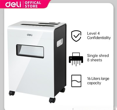 Destructeur papier & cd deli E9911