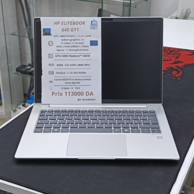 HP ELITEBOOK 645 G11 /Ryzen 5 7535U With Graphics/RAM 16G /SSD 512G /ÉCRAN 14" FHD