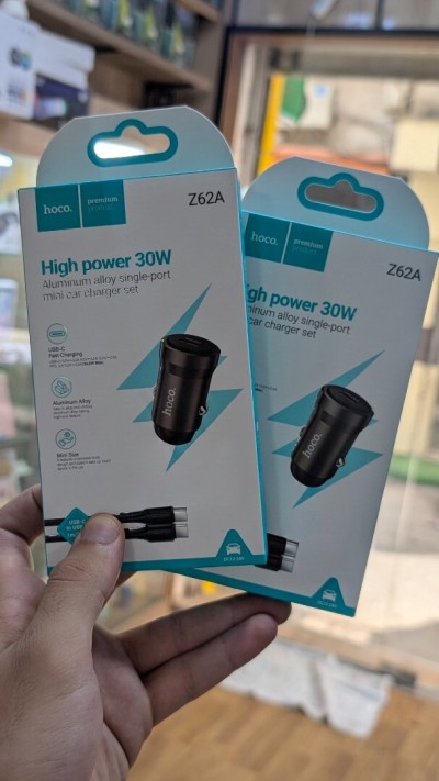 شواحن-وكابلات-chargeur-auto-30w-type-c-to-hoco-z62a-باب-الزوار-الجزائر