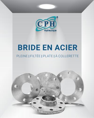 BRIDE EN ACIER PLEINE / FILTÉE / PLATE / À COLLERETTE