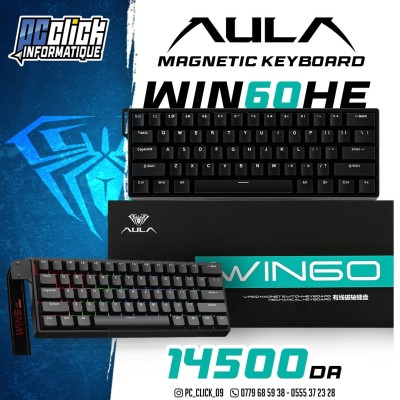 AULA  WIN 60HE, Magnetic Switch Keyboard,