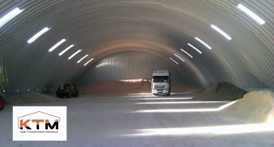 Hangar autoprtant,  toiture autoportante