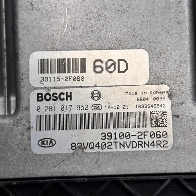 HYUNDAI/KIA SANTAFEA-TUCSON CALCULATEUR MOTEUR  BOSCH - 2.2 CRDI -B60 + PROGRAMMATION