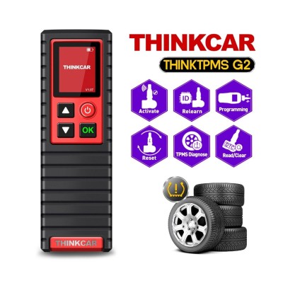 THINKCAR-TPMS G2 Surveillance de pression Pneus lecteur de code Programmation Activation du capteur