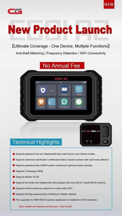 CGDI A2-2025 Nouvelle édition Premium  IMMO correspondance BMW Série G BDC2, Sans frais annuels