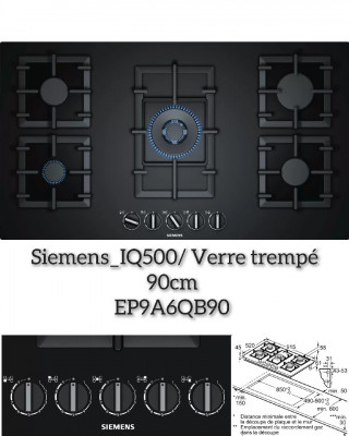 Siemens_IQ500/ Plaque 90cm vitrocéramique 