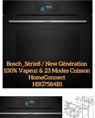 Bosch_Série8 / Nouvelle génération/ 100% À Vapeur 