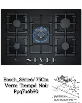 Bosch_Série6/ Plaque 75Cm Vitrocéramique / 5FEUX 