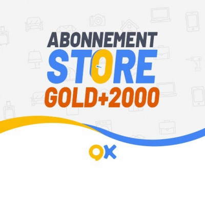 Abonnement Store Gold+ 2000