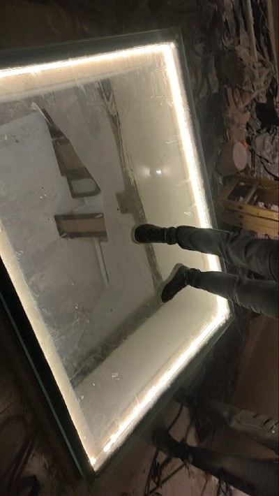 Skylight - fenêtre de dalle - trape de toiture - verre de sol ouvrant 