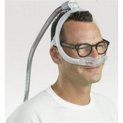 Masque CPAP nasal lutra-compact à connexion haute ResMed AirFit N30i pour apnée du sommeil