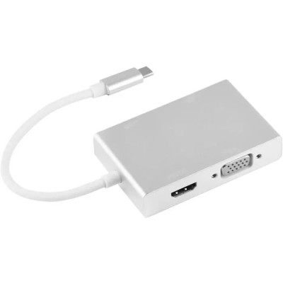 ADAPTATEUR 4 EN 1 TYPE-C VERS VGA- HDMI- USB- DVI