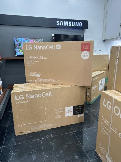 Télévision LG 55"  NanoCell AI NANO80 4K Smart TV AI Magic remote HDR10 webOS25 2025 55NANO80A6A