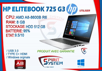 HP ELITEBOOK 725 G3 AMD A8