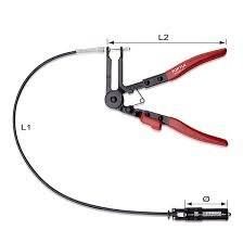 Pince flexible pour colliers de serrage 630mm TOPTUL