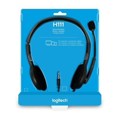 Casque Logitech H111   Corded Stereo Black