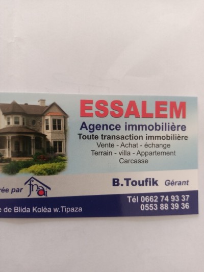 Sell Villa Tipaza Tipaza