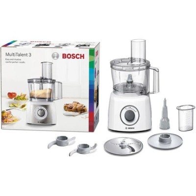 Bosch Robot culinaire MultiTalent 3 800 W Blanc, blanc MCM3100W