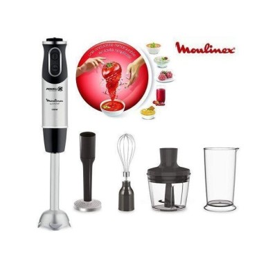 Moulinex Mixeur Plongeur Quickchef 4En1 Dd65H810 1000W 10Vitesses- Inox
