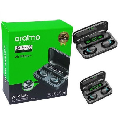  EARBUDS Oraimo Air F9 Pro+ Avec PowerBank 2200MAH