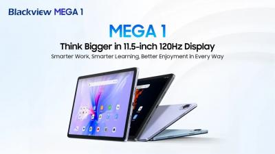 Blackview Tablette MEGA 1, 11.5 pouces, 2.4K, 8 Go, 12 Go, 256 Go, 8800mAh, charge rapide 33W