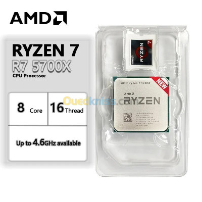 PROCESSEUR AMD RYZEN 7 5700X (3.4 GHz / 4.6 GHz) TRAY