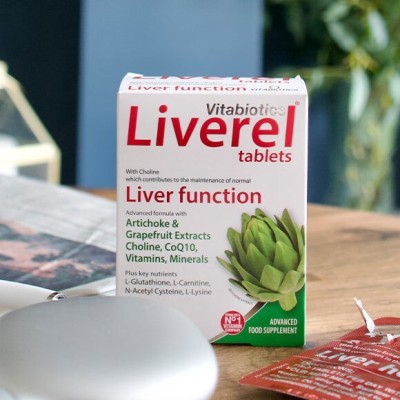 Vitabiotic Liverel Avec de la choline  qui contribue au maintien d'une  fonction hépatique normale