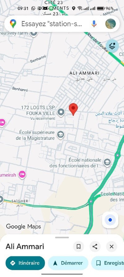 Vente Appartement F3 Tipaza Fouka