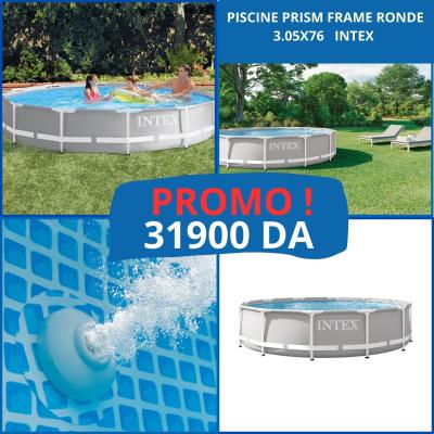 PISCINE METAL FRAME RONDE 3.05X76  INTEX