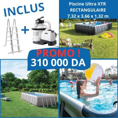 PISCINE PRISM FRAME RECTANGULAIRE 7.32 X 3.66 X 1.32 M INTEX