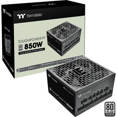 THERMALTAKE TOUGHPOWER PT 850W FULLY MODULAR ATX 3.1 80+ PLATINUM BLACK