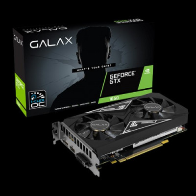  GALAX GeForce GTX 1650 EX PLUS 1 Click OC GDDR6 4GB GDDR6 128-bit DP HDMI DVI-D
