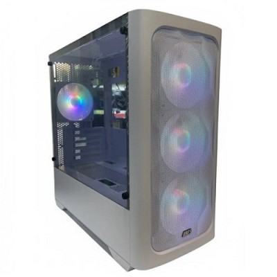 BOITIER GAMING ARES C301 WHITE 4FAN ARES+ALIMENTATION ARES 650W STD ARGB